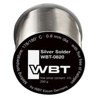 WBT 低温融解タイプ 銀入りハンダ 75m/250g WBT-0820 1個（75m/250g）（直送品）