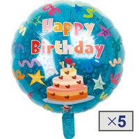 IB丸. バースデー（青） 0201213110 1セット（5枚入） 宝興産（直送品）