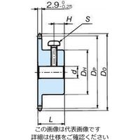 椿本チエイン RS25 スプロケット 1Bタイプ RS25ー1B20Tー8 1セット(5個)（直送品）