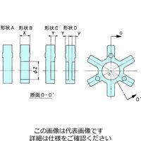 椿本チエイン ジョーフレックスカップリング Lシリーズインサート L095GS 1セット(18個)（直送品）