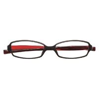 ハグ・オザワ 変なメガネ　老眼鏡　スクエア型　ブラック／レッド　+1.0 HM-1001/COL1/52/+1.0 1パック（直送品）