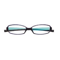 ハグ・オザワ 変なメガネ　老眼鏡　スクエア型　ネイビー／アクア　+2.0 HM-1001/COL2/52/+2.0 1パック（直送品）