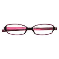 ハグ・オザワ 変なメガネ　老眼鏡　スクエア型　パーブル／ピンク　+1.0 HM-1001/COL5/52/+1.0 1パック（直送品）
