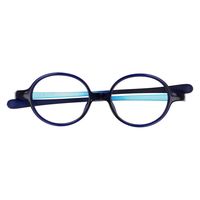 ハグ・オザワ 変なメガネ　老眼鏡　ラウンド型　ネイビー／アクアマット　+3.0 HM-1002/COL2/45/+3.0 1パック（直送品）