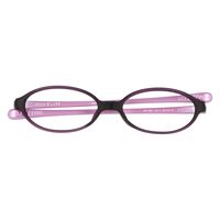 ハグ・オザワ 変なメガネ　老眼鏡　オーバル型　クリアパープル／ライトパープル　+2.0 HM-1003/COL2/52/+2.0 1パック（直送品）