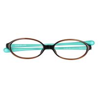 ハグ・オザワ 変なメガネ　老眼鏡　オーバル型　ライトブラウン／ターコイズマット　+1.5 HM-1003/COL3/52/+1.5 1パック（直送品）