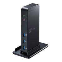 サンワサプライ タブレットスタンド付きUSB3.0ドッキングステーション USB-CVDK3 1個（直送品）