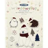 東京ローソク製造 ウインドウポップ アニマルトリオ クリスマス 019757 3個（直送品）