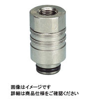 日本ピスコ 金型温調継手 プラグ単体タイプ メスネジストレート プラグ AKC10ー01FP AKC10-01FP 1セット(4個)（直送品）
