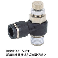 日本ピスコ スピードコントローラ エルボ JSC8ー02BK 1セット(3個)（直送品）