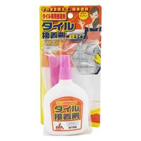 家庭化学工業 タイルの接着材 速乾タイプ ライトグレー 100g 4905488100234 1セット(6本)（直送品）