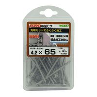 若井産業 ステンレス板金ビス 呼び4.2mm×65mm 40本入 BKSP65V 1