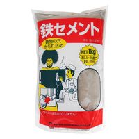 家庭化学工業 鉄セメント グレー 1kg 4905488900087 1セット(4個)（直送品）