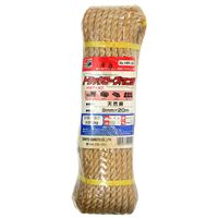 三友産業 トラックロープ マニラ 20m×太さ9mm HR-385 1セット(2本)（直送品）