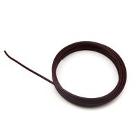 日本化線 デザインワイヤー 自遊自在 wire COLOR マロン