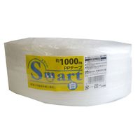 宮島化学工業 SmartPPテープ 白 1000m ES1000 1セット(4巻)（直送品）