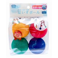 カーボーイ 豆イスボール アソート 6.5cm×2cm 4個入 BS35 1セット(4パック)（直送品）