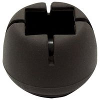 ワイドフェルトキャップ 角脚用 濃茶 16mm~24mm ブリスターパック(4個入) GKー811 GK-811 1セット(24個:4個×6パック)（直送品）