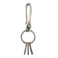 大一鋼業 カラビナキーホルダー サテンシルバー CK-10 1セット(4個)（直送品）