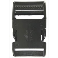 和気産業 樹脂バックル Rー332 黒 38mm R-332 1セット(10個)（直送品）