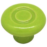 和気産業 セラミックつまみ ライトグリーン 40mm×28mm×23mm IK-148 1セット(10個)（直送品）