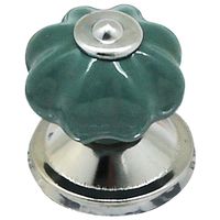 和気産業 セラミックつまみ グリーン 28mm×28mm×13mm IK-156 1セット(10個)（直送品）