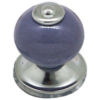 和気産業 セラミックつまみ パープル 28mm×34mm×19mm IK-158 1セット(12個)（直送品）