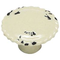 和気産業 セラミックつまみ クリーム 44mm×28mm×19mm IK-165 1セット(10個)（直送品）