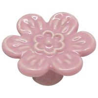 和気産業 セラミックつまみ ピンク 40mm×22mm×15mm IK-171 1セット(8個)（直送品）