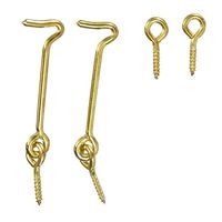 和気産業 真鍮メッキアオリ止め 65mm 2個入 VC-004 1セット(36個:2個×18セット)（直送品）