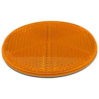 和気産業 リフレクター Rー100 直径110mm オレンジ Z-15 1セット(10個)（直送品）
