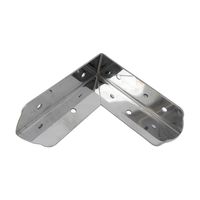 和気産業 ステン二方面隅金 大 52mm BY-013 1セット(26個)（直送品）