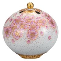 伊野正峰 日本の伝統工芸品【九谷焼】 K8-2021 3.2号香炉 色絵古九谷絵変り 三ツ井為吉 1個（直送品） - アスクル