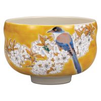 伊野正峰 日本の伝統工芸品【九谷焼】 K8-787 抹茶碗 はねうさぎ