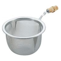 サン・コーポレーション クリーン茶漉しバラ(本竹柄付)55mm 063151 1個（直送品）