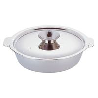 UK チリ鍋 2仕切り(蓋付) 29cm 291151 1個 三宝産業（直送品）