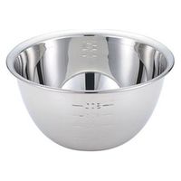 藤井器物製作所 F18-8 深型ミキシングボール 24cm(目盛付) 603815 1個（直送品）