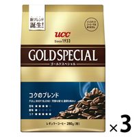 【コーヒー粉】UCC上島珈琲 UCC ゴールドスペシャル コクのブレンド SAP 1セット（280g×3袋）