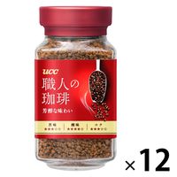 【インスタントコーヒー】UCC上島珈琲 UCC 職人の珈琲 芳醇な味わい 瓶 1ケース（90g×12個入）