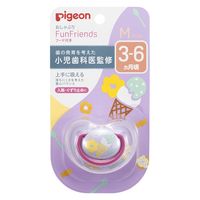 ピジョン おしゃぶり Fun Friendly（ファンフレンドリー） 3～6ヵ月頃 M スイーツ柄 1個