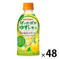 ポッカサッポロフード＆ビバレッジ ぽっかぽかゆずレモン 350ml 1セット（48本）