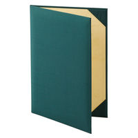 美濃商会 証書ファイル 布 緑 A4二枚用 8223-08 1セット(1冊×2)