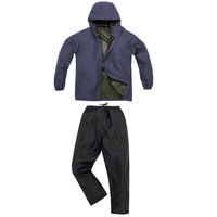 弘進ゴム Bー1000 LIGHTレインスーツ ネイビー L H1000BAL 1着