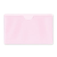 カード入れ　オレフィン製　ピンク 60S-P 50枚 共栄プラスチック（直送品）
