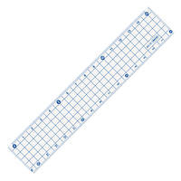 共栄プラスチック 方眼定規15CM ブルー AH-15-B 1セット(1本×20)