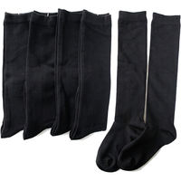 キャプテン・ユー 婦人モダールハイソク 黒 LAY67216 1セット(2セット)（直送品）