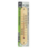 木製壁掛け温度計 M-023 5個 共栄プラスチック（直送品）