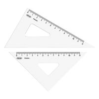 メタクリル三角定規　１５ｃｍ　目付 A-520 10個 共栄プラスチック（直送品）