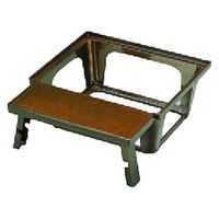 松花堂 新兼六足　梨地　前足折畳式（尺３寸・尺７寸松花堂兼用） [1個入] wis-1-250-7　若泉漆器（直送品）