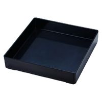 松花堂 Ｄ．Ｘ尺０寸角三里弁当　親のみ　茶パール　[2個入] wis-1-393-2b　若泉漆器（直送品）